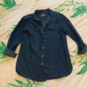 LOFT Soft chambray button up
